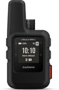Compact and portable satellite communication device, suitable for hiking use, in orange color