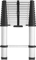 20313T1ASE SmartClose Telescoping Aluminum Ladder with Pinch-Free, Soft-Close Locking Mechanism (300-Pound Capacity, 12.5 ft