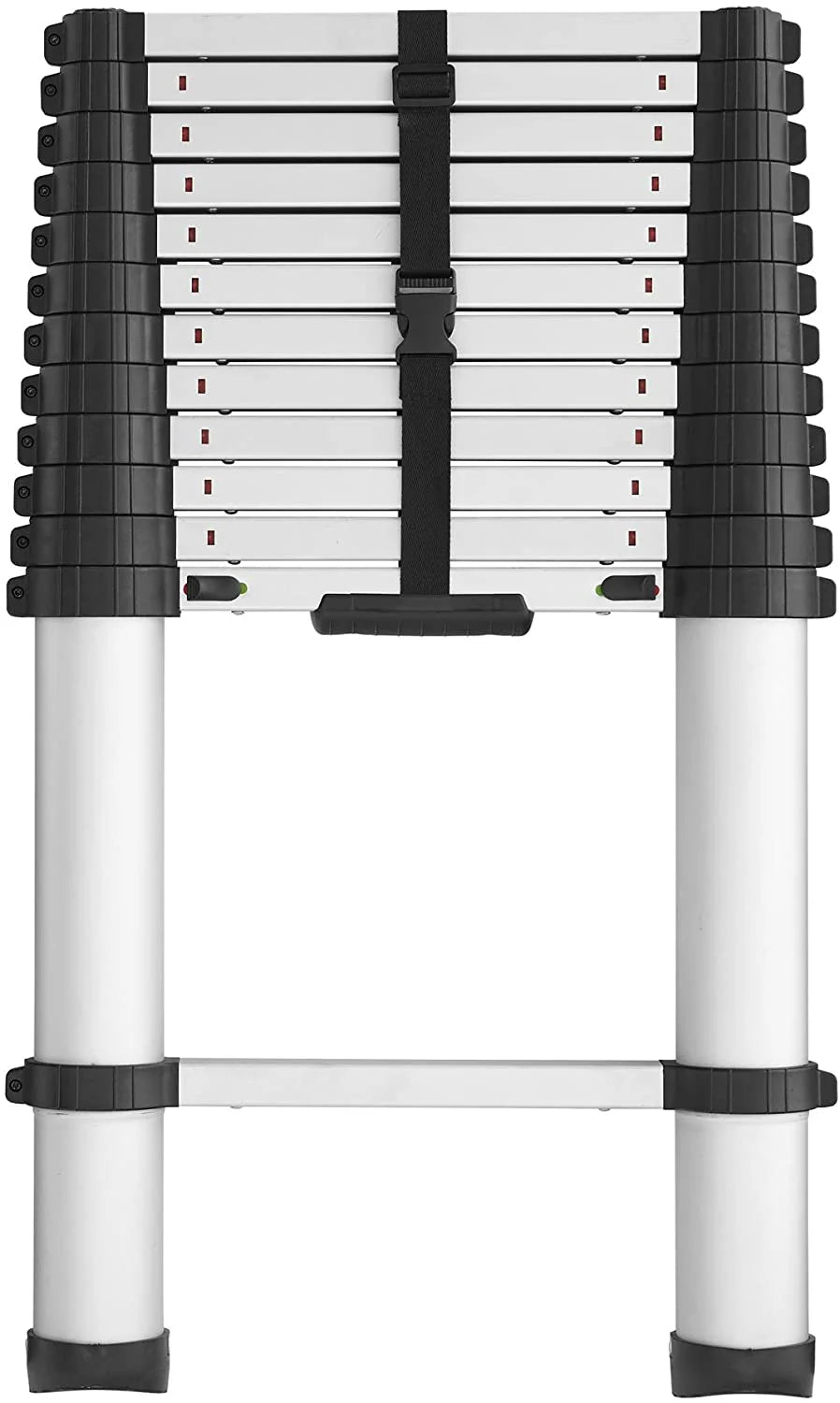 20313T1ASE SmartClose Telescoping Aluminum Ladder with Pinch-Free, Soft-Close Locking Mechanism (300-Pound Capacity, 12.5 ft